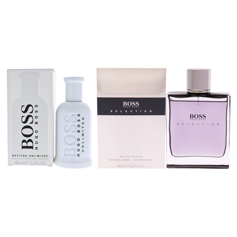 Boss Bottled Unlimited and Boss Selection Kit by Hugo Boss for Men - 2
